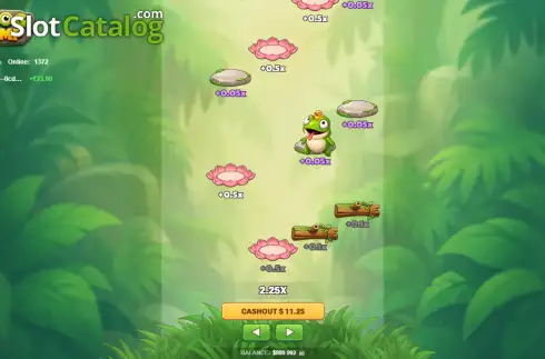 Скрин3. Frog Jump слот