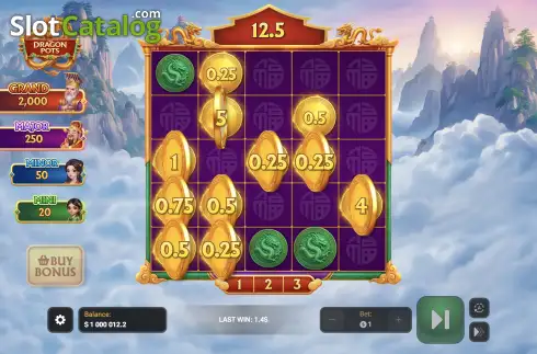 Скрин3. Dragon Pots слот