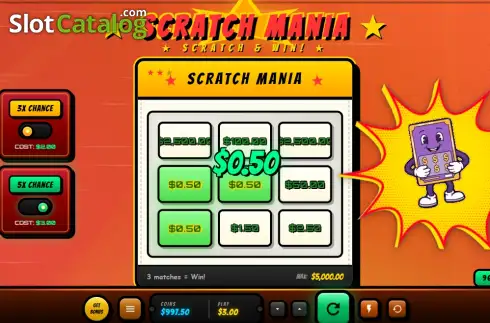 Скрин2. Scratch Mania слот