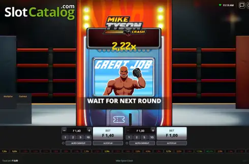 Скрин2. Mike Tyson Crash слот