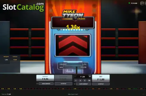 Скрин3. Mike Tyson Crash слот