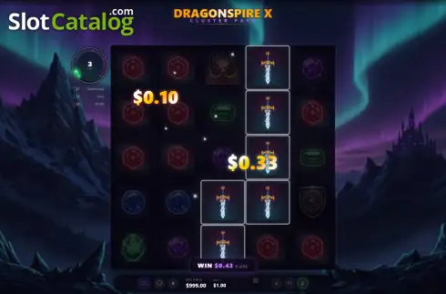 Скрин3. Dragonspire X слот