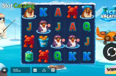 Скрин2. Ice Vacation слот