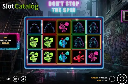 Скрин2. Dont Stop The Spin слот