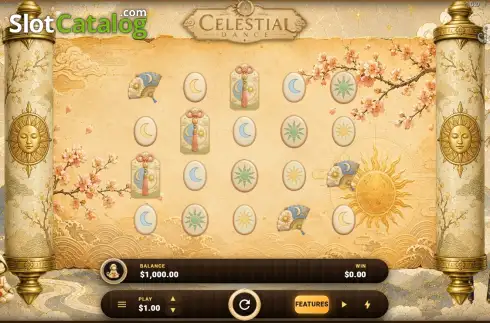 Скрин2. Celestial Dance слот