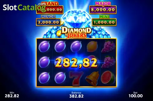 Скрин3. Diamond & Jokers слот