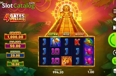 Скрин2. 4 Gates of Pyramid слот