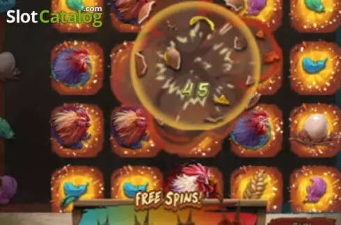 Скрин3. Rooster Blitz слот