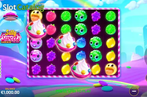Скрин2. Silly Sweets Cascade Rush слот