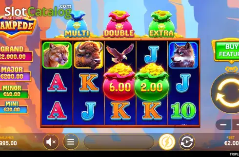 Скрин2. Triple Stash Stampede слот