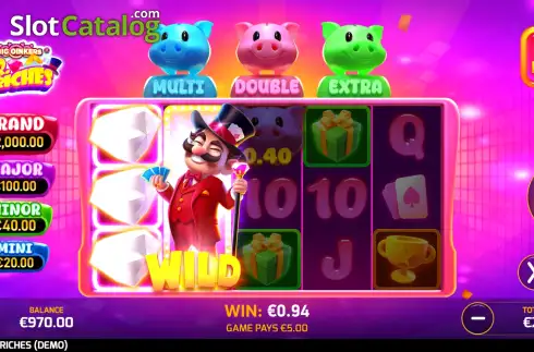 Скрин3. 3 Big Oinkers Mr. Riches слот
