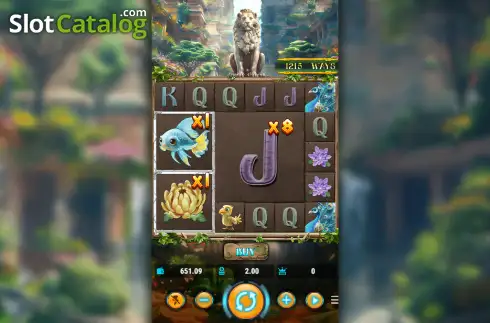 Скрин2. Wonders of Hanging Garden слот