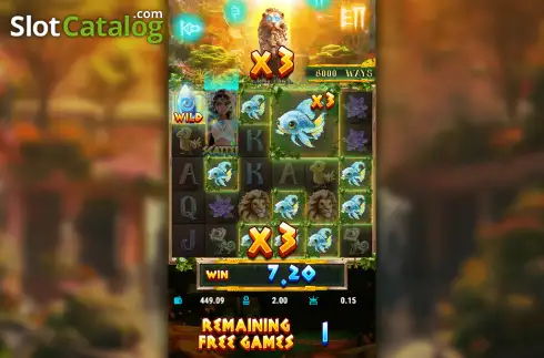 Скрин3. Wonders of Hanging Garden слот