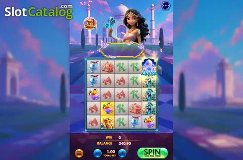 Скрин2. Wonders of Taj Mahal слот