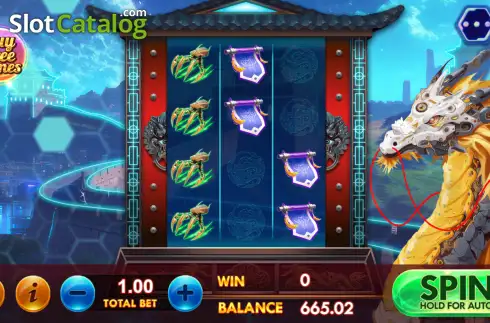 Скрин2. Great Wall of Meta Dragon слот