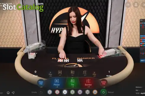 Скрин2. Hyper Speed Baccarat слот