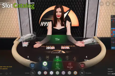 Скрин3. Hyper Speed Baccarat слот