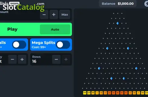 Скрин2. Split Plinko 100000 слот