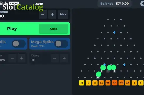 Скрин3. Split Plinko 100000 слот