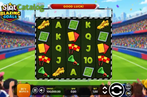 Скрин2. Blazing Goals (Lucky Monaco) слот