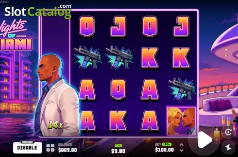 Скрин3. Nights Of Miami слот