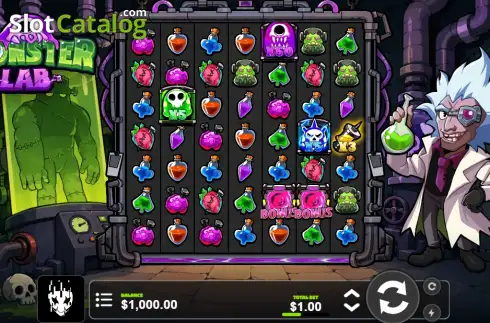 Скрин2. MONSTER LAB (Mask On Gaming) слот