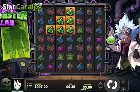 Скрин3. MONSTER LAB (Mask On Gaming) слот