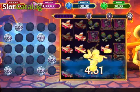 Скрин3. Skulls and Souls Bonanza Coin Grid слот
