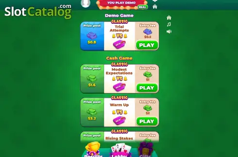 Скрин2. Mega Solitaire слот
