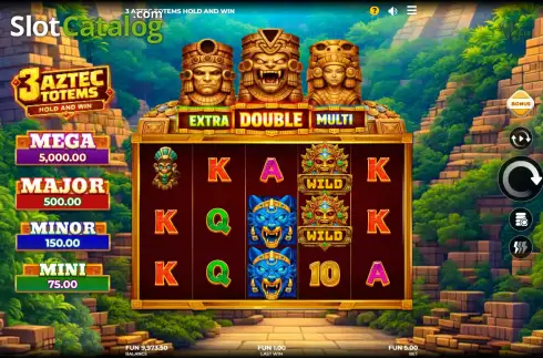 Скрин2. 3 Aztec Totems слот