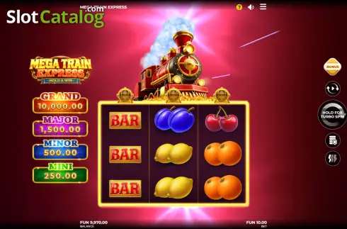 Скрин2. Mega Train Express слот