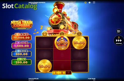 Скрин3. Mega Train Express слот