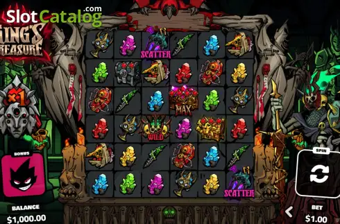 Скрин2. Kings Treasure (Meta Gaming) слот