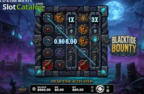 Скрин3. Blacktide Bounty слот