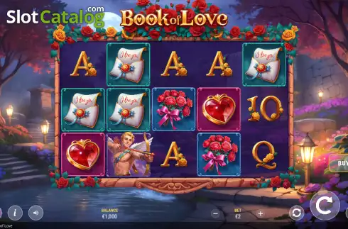 Скрин2. Book of Love слот