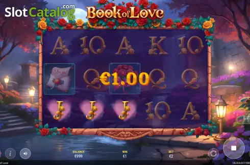 Скрин3. Book of Love слот