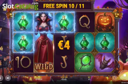 Скрин3. Halloween Queen слот