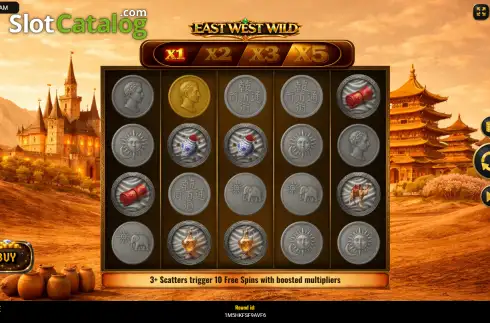 Скрин2. East West Wilds слот
