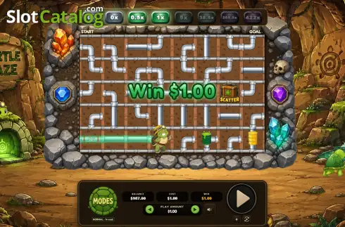 Скрин3. Turtle Maze слот