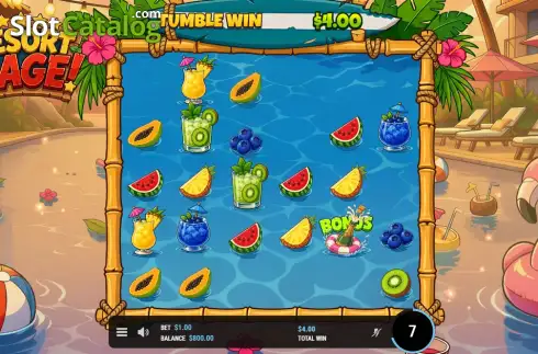 Скрин3. Resort Rage слот