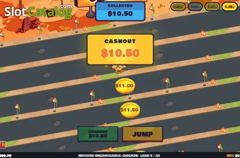 Скрин3. Mission Uncrossable Chicken слот