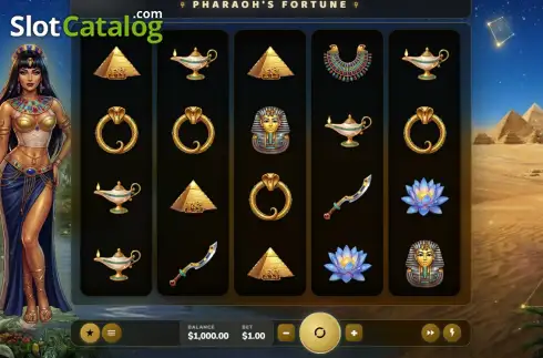 Скрин2. Pharaoh’s Fortune слот