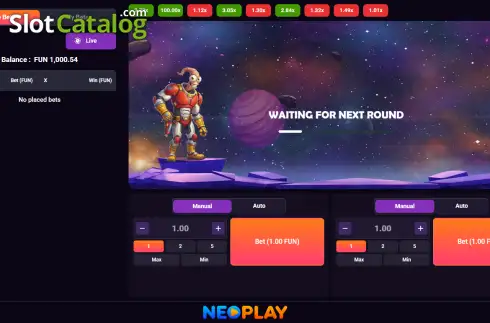 Скрин3. Space Rider слот