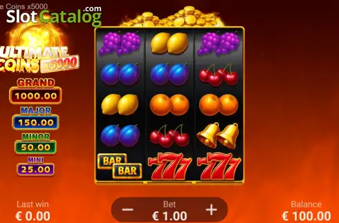 Скрин2. Ultimate Coins x5000: Hold And Win слот