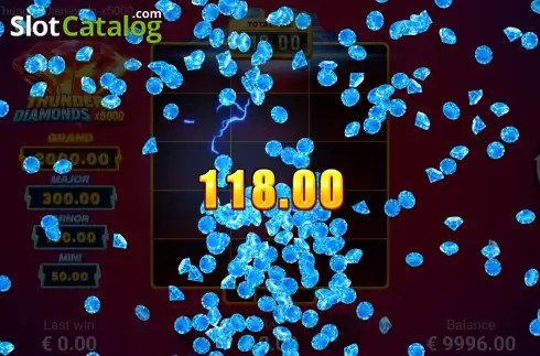 Скрин3. Thunder Diamonds x5000 слот