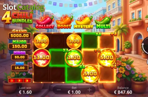 Скрин3. 4 Chili Bundles: Hold and Win слот