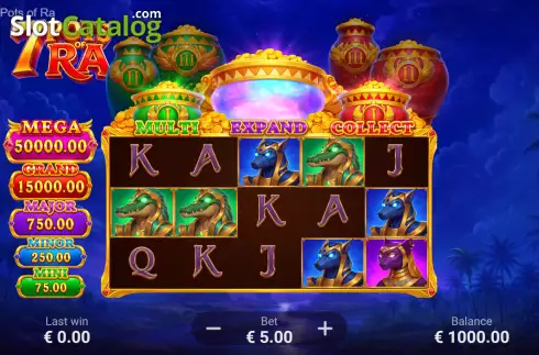 Скрин2. 7 Pots of Ra: Hold and Win слот