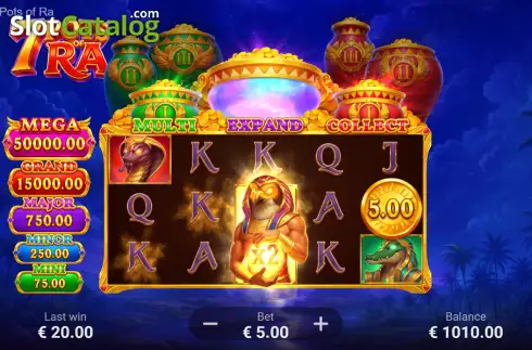 Скрин3. 7 Pots of Ra: Hold and Win слот