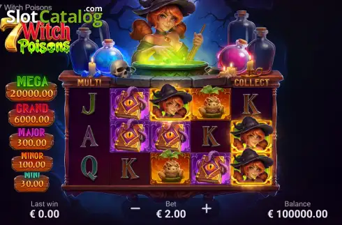 Скрин2. 7 Witch Poisons: Hold And Win слот