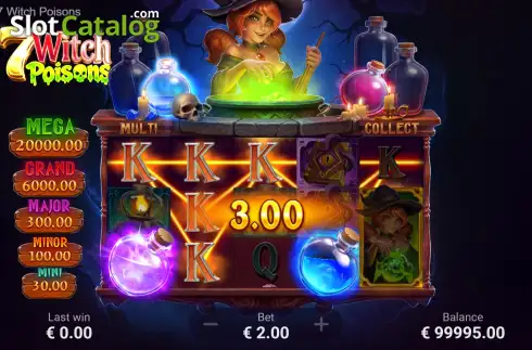 Скрин3. 7 Witch Poisons: Hold And Win слот
